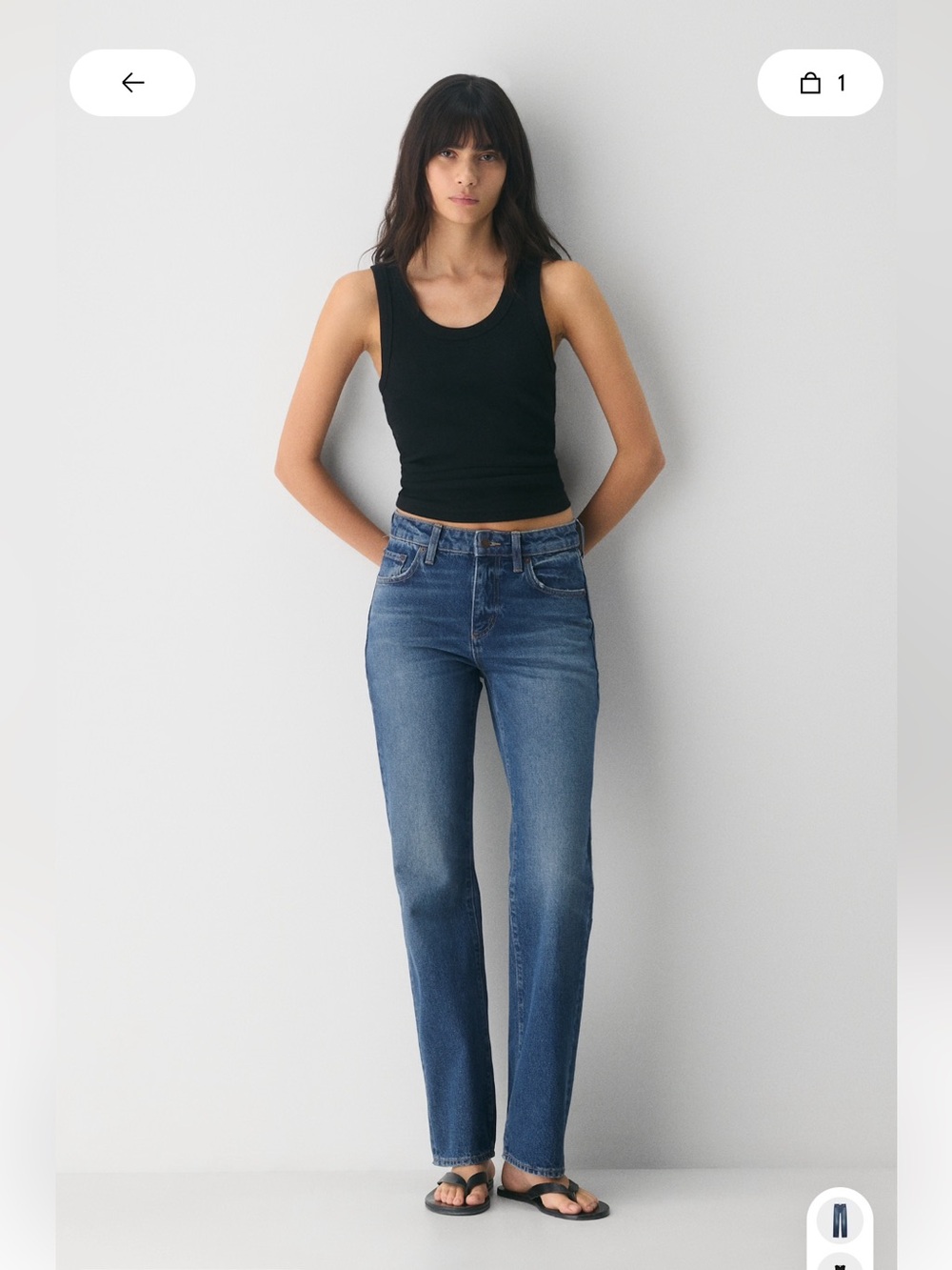 Aritzia Denim Forum SHARON CLASSIC MID-RISE STRAIGHT JEAN Size 29 Vintage Dark